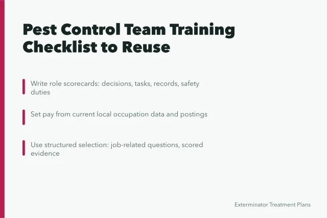 Pest control team training checklist owners reuse. Pest control team training checklist owners reuse
